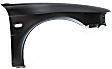 Front, Driver and Passenger Side Fenders, With turn signal light hole, Sedan