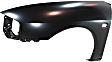 Front, Driver and Passenger Side Fenders, With turn signal light hole, Coupe
