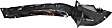 Front, Driver and Passenger Side, Fender Liner