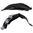 Front, Driver and Passenger Side, Upper Section Fender Liners, New Body Style