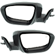 Driver and Passenger Side Mirror, Power Adjust, Heated, Manual Folding, Paintable, In-housing Signal Light, No Memory, No Puddle Light, No Auto-Dim, No Blind Spot Feature
