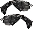 Front, Driver and Passenger Side, Rear Section Fender Liner