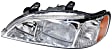 Driver and Passenger Side Headlights, without Bulbs, HID/Xenon, OE comparable