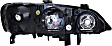 Driver and Passenger Side Headlights, without Bulbs, HID/Xenon, OE comparable