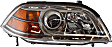 2004-2006 Acura MDX - Driver and Passenger Side Halogen Headlight, Without bulb(s), OE Replacement