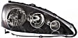 Driver and Passenger Side Halogen Headlight, Without bulb(s), OE Replacement