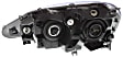Driver and Passenger Side Halogen Headlight, Without bulb(s), OE Replacement
