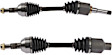 SET-A1661516-F Front, Driver and Passenger Side New Series Axle Assembly - New Set of 2, 2.4L, 4Cyl