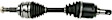 2004 Lexus GX470 - Front, Driver and Passenger Side Axle Assembly, With Standard Neoprene Outboard Boot, New, 4.7L 8Cyl
