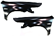 Front, Driver and Passenger Side Fenders, With turn signal light hole