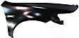 Front, Driver and Passenger Side Fenders, With turn signal light hole