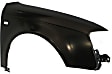 Front, Driver and Passenger Side Fenders, With turn signal light hole, CAPA CERTIFIED