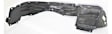 1991-1995 Acura Legend - Front, Driver and Passenger Side, Fender Liner, 2-Door, Coupe