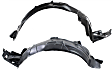 Front, Driver and Passenger Side, Fender Liner