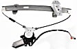 Front and Rear, Driver and Passenger Side Power Window Regulator, With Motor
