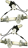 1998-2004 Acura RL - Rear, Driver and Passenger Side Power Window Regulator, With Motor