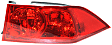 2004 Acura TSX - Driver and Passenger Side, Outer Halogen Tail Light, Without bulb(s), Mounts on Body, OE Replacement
