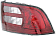 Driver and Passenger Side Halogen Tail Light, Without bulb(s), OE Replacement