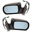 Driver and Passenger Side Non-Towing Mirrors, Power, Manual Folding, Heated, Paintable, No Signal Light, With memory, No Puddle Light, No Auto-Dimming, No Blind Spot Feature