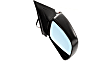Driver and Passenger Side Non-Towing Mirrors, Power, Manual Folding, Heated, Paintable, No Signal Light, With memory, No Puddle Light, No Auto-Dimming, No Blind Spot Feature