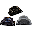 SET-AC15529450 Front, Driver and Passenger Side Motor Mount, Set of 3