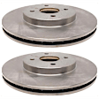 SET-AC18A1479A-2 Front Brake Disc, Plain Surface, 2.0L, 4Cyl