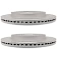 SET-AC18A82263AC-2 Rear Brake Disc, Plain Surface, 6 Lugs, 336.04 mm, Advantage Series