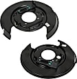 2016 GMC Terrain - Rear, Driver and Passenger Side Brake Dust Shields, 2.4L 4Cyl, FWD, Black