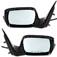 Driver and Passenger Side Mirror, Power Adjust, Heated, Manual Folding, Paintable, In-housing Signal Light, With Memory, No Puddle Light, No Auto-Dimming, No Blind Spot Feature