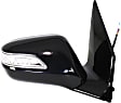 Driver and Passenger Side Mirror, Power Adjust, Heated, Manual Folding, Paintable, In-housing Signal Light, With Memory, No Puddle Light, No Auto-Dimming, No Blind Spot Feature