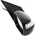 Driver and Passenger Side Mirror, Power Adjust, Heated, Manual Folding, Paintable, In-housing Signal Light, With Memory, No Puddle Light, No Auto-Dimming, No Blind Spot Feature