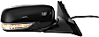 Driver and Passenger Side Mirrors, Power, Manual Folding, Heated, Paintable, In-housing Signal Light, With memory, No Puddle Light, No Auto-Dimming, No Blind Spot Feature