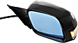 Driver and Passenger Side Mirrors, Power, Manual Folding, Heated, Paintable, In-housing Signal Light, With memory, No Puddle Light, No Auto-Dimming, No Blind Spot Feature