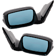 Driver and Passenger Side Mirrors, Power, Manual Folding, Heated, Paintable, In-housing Signal Light, With memory, Without Puddle Light, Without Auto-Dimming, Without Blind Spot Feature