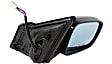 Driver and Passenger Side Mirrors, Power, Manual Folding, Heated, Paintable, In-housing Signal Light, With memory, Without Puddle Light, Without Auto-Dimming, Without Blind Spot Feature