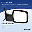 Driver and Passenger Side Mirrors, Power, Manual Folding, Heated, Paintable, In-housing Signal Light, With memory, Without Puddle Light, Without Auto-Dimming, Without Blind Spot Feature