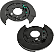 2016 GMC Acadia - Brake Backing Plate, Set of 2, OE Replacement Series