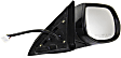 Driver and Passenger Side Mirror, Power Adjust, Heated, Manual Folding, Paintable, In-housing Signal Light, Driver Side - With Memory; Passenger Side - No Memory, No Puddle Light, No Auto-Dimming