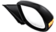 Driver and Passenger Side Mirror, Power Adjust, Heated, Manual Folding, Paintable, In-housing Signal Light, Driver Side - With Memory; Passenger Side - No Memory, No Puddle Light, No Auto-Dimming