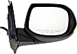 Driver and Passenger Side Mirror, Power Adjust, Heated, Manual Folding, Paintable, In-housing Signal Light, Driver Side - With Memory; Passenger Side - No Memory, No Puddle Light, No Auto-Dimming