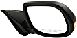 Driver and Passenger Side Mirror, Power Adjust, Heated, Manual Folding, Paintable, In-housing Signal Light, Driver Side - With Memory; Passenger Side - No Memory, No Puddle Light, No Auto-Dimming