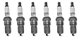 SET-AC41-601-6 Spark Plug, Set of 6, Professional Conventional Series
