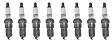 SET-AC41-601-8 Spark Plug, 4.9L, 8Cyl, Set of 8, Professional Conventional Series