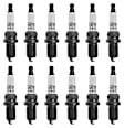 2010 Maybach 57 - Spark Plug, FI, Turbocharged, SOHC, 36 Valve, Requires 2 Plugs Per Cylinder, Set of 12, 12 Cyl 6.0L, Professional Conventional Series