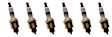 SET-AC41-833-6 Spark Plug, Set of 6, Professional Platinum Series