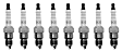 SET-AC41-905-8 Spark Plug, Set of 8, Professional Platinum Series