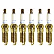 SET-AC41-990-6 Spark Plug, Set of 6, Professional Platinum Series
