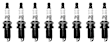 SET-ACFR1LS-8 Spark Plug, Set of 8, Professional Conventional Series