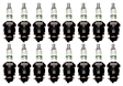 SET-ACLM49-16 Spark Plug, 7.1L, 16Cyl, Set of 16, Professional Conventional Series