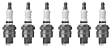 SET-ACR43-6 Spark Plug, Set of 6, Professional Conventional Series